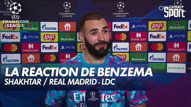 La réaction de Karim Benzema après Shakhtar / Real Madrid