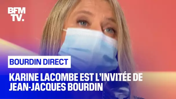 Karine Lacombe face à Jean-Jacques Bourdin en direct