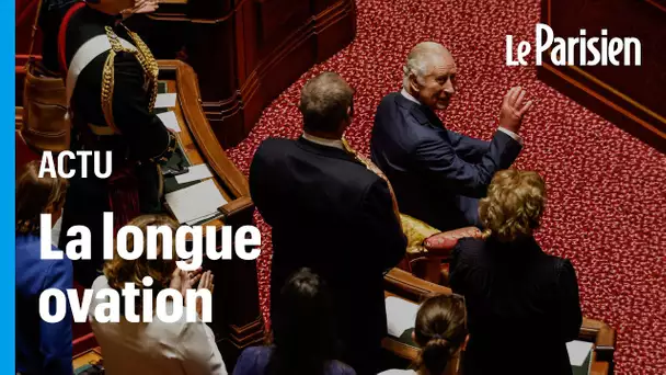 Visite de Charles III : longue ovation debout pour le roi au Sénat français