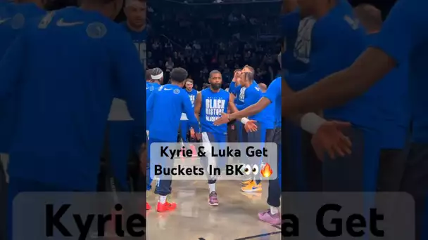 Kyrie Irving & Luka Doncic GO OFF IN BK! Are They The Best Backcourt In The NBA? 👀| #Shorts