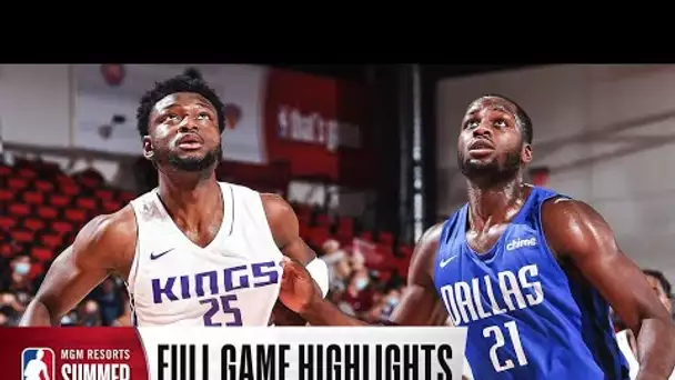 MAVERICKS at KINGS | NBA SUMMER LEAGUE | FULL GAME HIGHLIGHTS