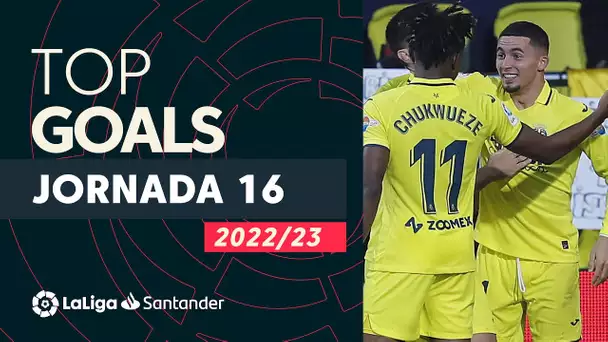 Todos los goles de la jornada 16 de LaLiga Santander 2022/2023