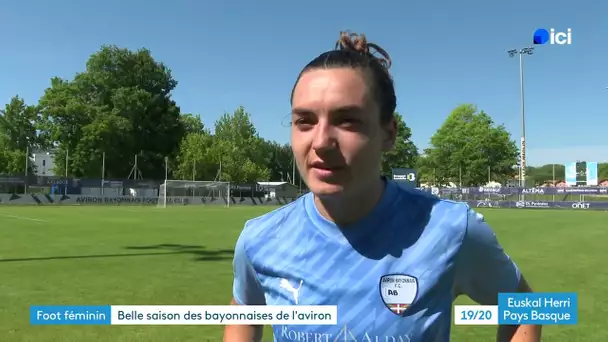 La belle saison des filles de l'Aviron bayonnais football.