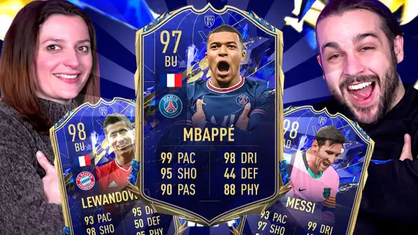 QUI AURA LE PLUS DE TOTY DANS CES DRAFT FIFA 22 ? MBAPPE TOTY DRAFT FIFA 22