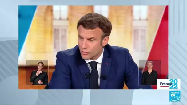 "Il n'y a même pas le mot chômage dans votre programme" : premier tacle de Macron envers Le Pen