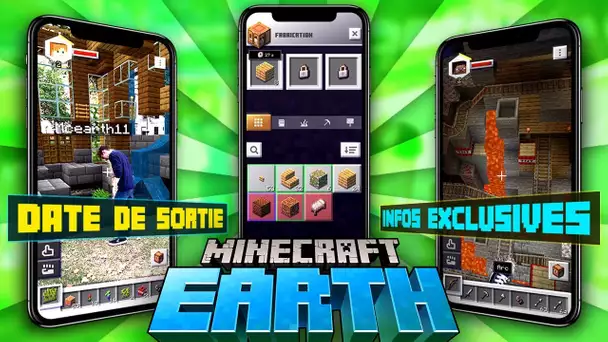 MINECRAFT EARTH EST SORTI ! J'y ai joué en world première