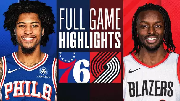 76ERS at TRAIL BLAZERS | FULL GAME HIGHLIGHTS | January 29, 2024