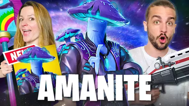 ON ACHETE LE NOUVEAU SKIN AMANITE ET ON FAIT UNE PARTIE INCROYABLE ! FORTNITE DUO FR