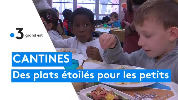 Cantines : des repas concoctés par un chef étoilé