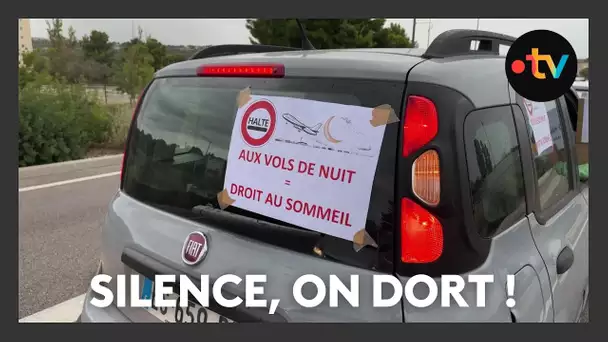 Aéroport Marseille Provence : manifestation contre les vols de nuit