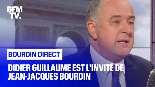 Didier Guillaume face à Jean-Jacques Bourdin en direct