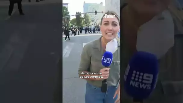 Manifestations à Los Angeles : une journaliste touchée par une balle en cahoutchou en plein direct