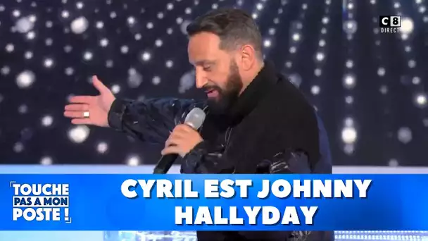Cyril Hanouna est Johnny Hallyday