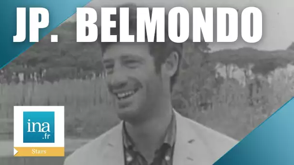 Jean-Paul Belmondo tourne "Pierrot Le Fou" avec Jean-Luc Godard | Archive INA