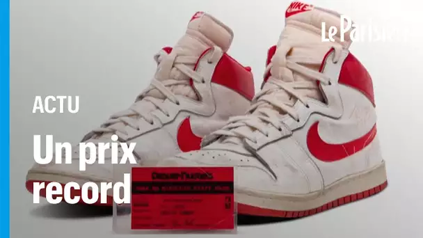 Les folles enchères pour une paire de Nike portées par Michael Jordan