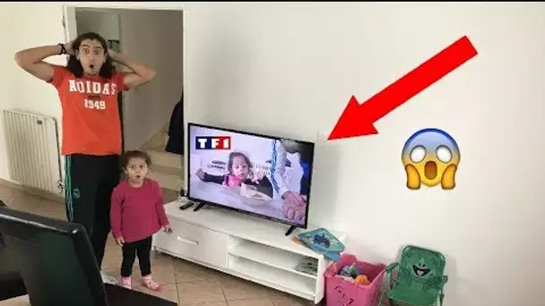 ON PASSE A LA TÉLÉVISION SUR TF1 ! REGARDEZ LA TÈTE DE MYRIAM 😂