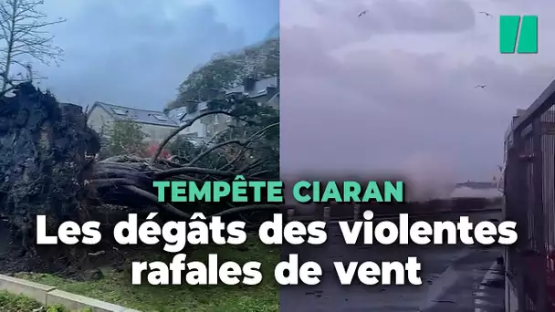 La tempête Ciaran a frappé le nord-ouest de la France