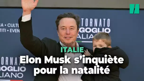 « Faites plus d’Italiens » : à Rome, Elon Musk défend la natalité... et l’immigration