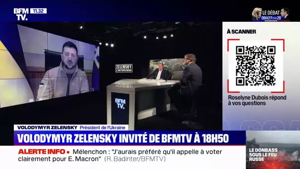 Selon Volodymyr Zelensky, l'Ukraine insiste "sur la nécessité d'évacuer" les populations civiles