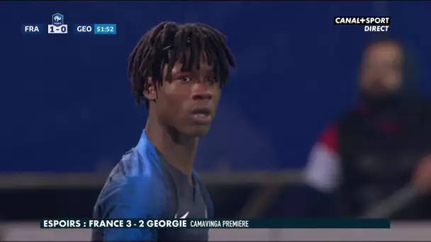 Eduardo Camavinga, première chez les Espoirs