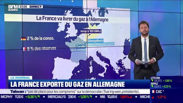 La France exporte du gaz en Allemagne