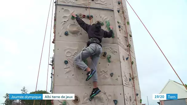 Des enfants déjà à l'heure des Jeux Olympiques à Albi dans le Tarn