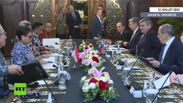 🇮🇩 Sommet de l’ASEAN : Sergueï Lavrov rencontre son homologue indonésien Retni Marsudi