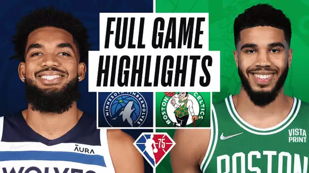 TIMBERWOLVES at CELTICS | FULL GAME HIGHLIGHTS | March 27, 2022