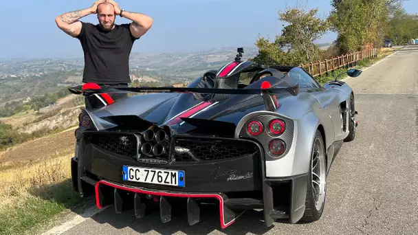 8 MILLIONS D’€ 😱😨 !! JE SORS LA PAGANI HUAYRA ROADSTER BC 😈🔥 !!