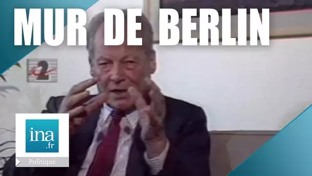 1989 : Willy Brandt "L'unification de l'Allemagne est en marche" |  Archive INA