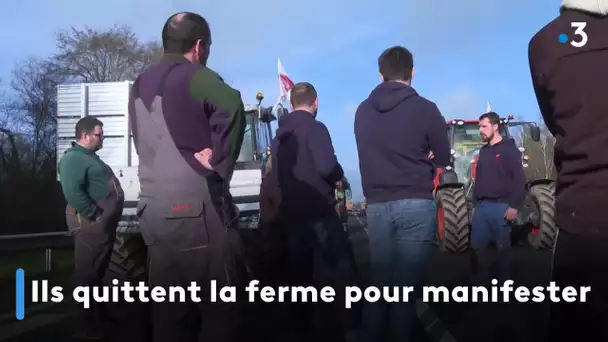 Agriculteurs en colère. Ils quittent leurs fermes pour manifester