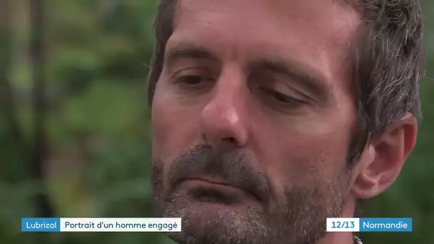 Portrait de Ludovic Lepage, militant du Collectif des sinistrés de Lubrizol