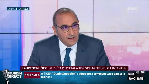 "Suspension systématique des auteurs de propos racistes": les précisions de Laurent Nunez