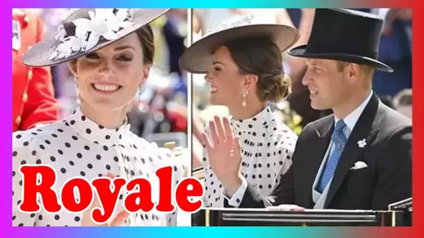 Kate et William félicités pour leur ''beau geste'' alors qu'ils dirigent l'entreprise à Royal Ascot
