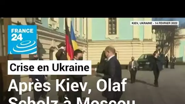 Crise en Ukraine : après sa visite à Kiev, le chancelier allemand Olaf Scholz à Moscou