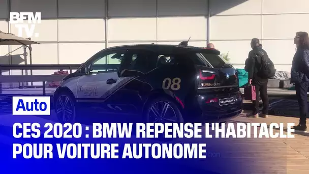 CES 2020 : BMW I3 Urban Suite repense l'habitacle pour des voitures de plus en plus autonomes