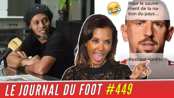 RONALDINHO sort du silence, Karine Le Marchand chambre RIBÉRY : il riposte !