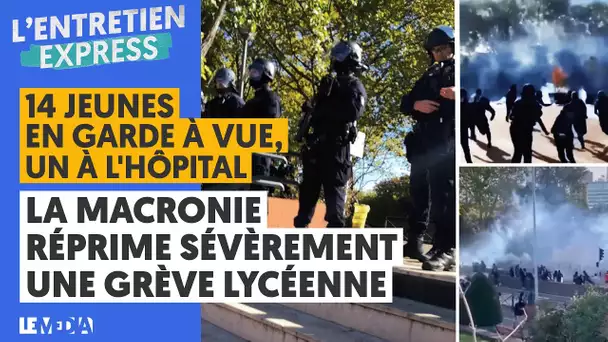 14 JEUNES EN GARDE À VUE, UN À L'HÔPITAL : LA MACRONIE RÉPRIME SÉVÈREMENT UNE GRÈVE LYCÉENNE