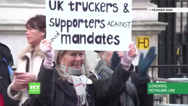 Royaume-Uni : manifestation en soutien au «Convoi de la liberté» canadien à Londres