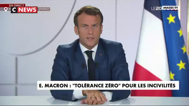 Emmanuel Macron : «tolérance zéro» pour les incivilités
