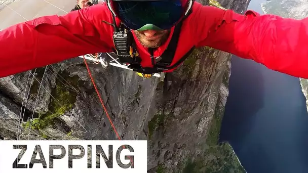 SAUT PENDULAIRE À 425 MÈTRES DE HAUT !