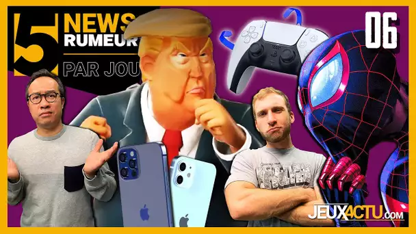 Donald Trump a son jeu vidéo, Spider-Man PS5 Boss Fight, Intro de la PS5, iPhone 12 meilleur design