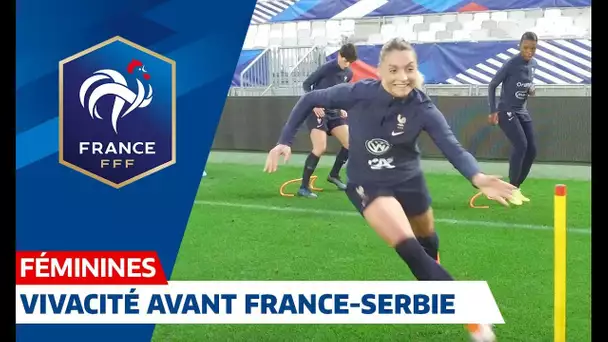 Equipe de France Féminine : Séance de vivacité avant France-Serbie I FFF 2019