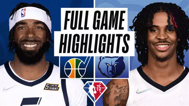 JAZZ at GRIZZLIES | FULL GAME HIGHLIGHTS | January 28, 2022