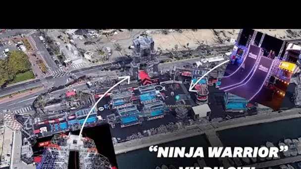 Les obstacles de "Ninja Warrior" sont même visibles sur Google Earth