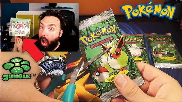 JE PÉTE UN CABLE ! MEILLEURE OUVERTURE DE BOOSTER POKEMON JUNGLE