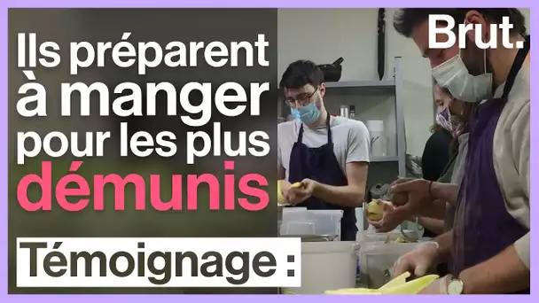 Ils préparent à manger pour les plus démunis avec des invendus alimentaires