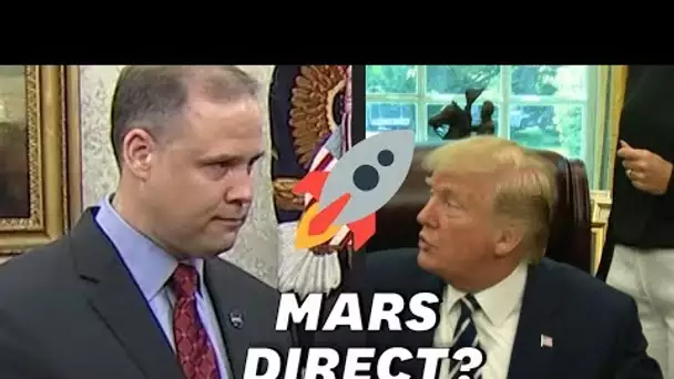 Mars, pas la lune, Trump donne une leçon à la Nasa devant les astronautes d'Apollon 11