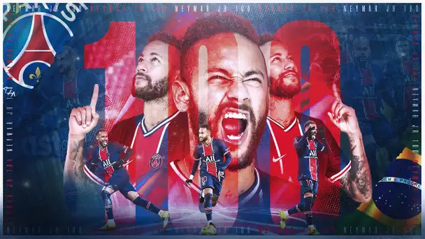 Le 𝟏𝟎𝟎e match de Neymar Jr au Paris Saint-Germain 🔴🔵