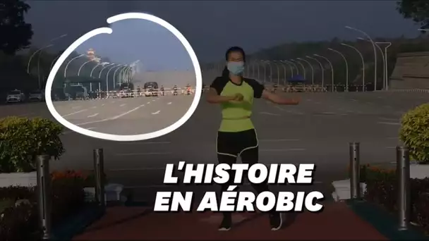 Birmanie: elle fait du fitness en plein coup d'État, sa vidéo fait le tour du monde